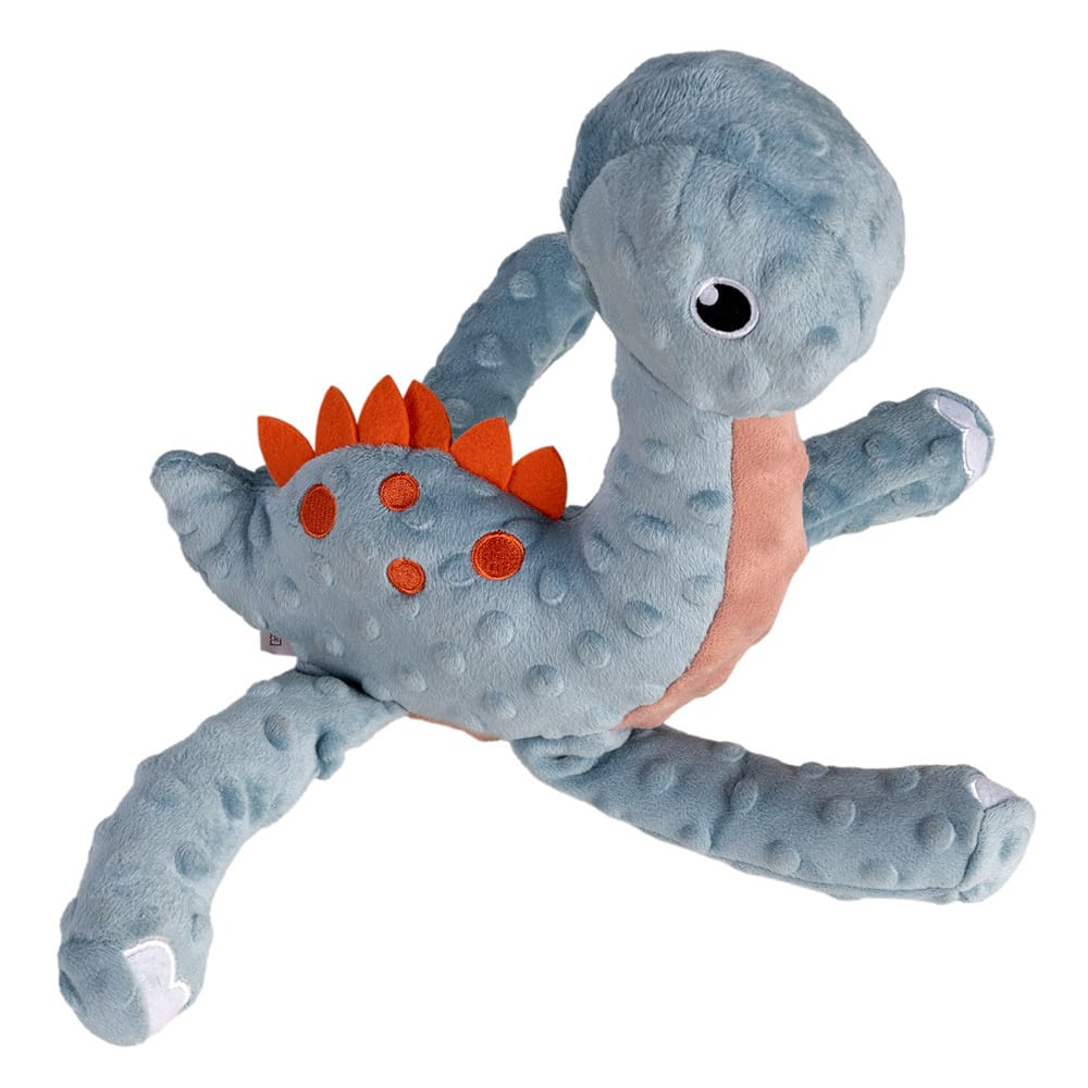 TRIXIE Hunde-Plüschspielzeug Dino blau, Länge: ca. 38 cm von TRIXIE