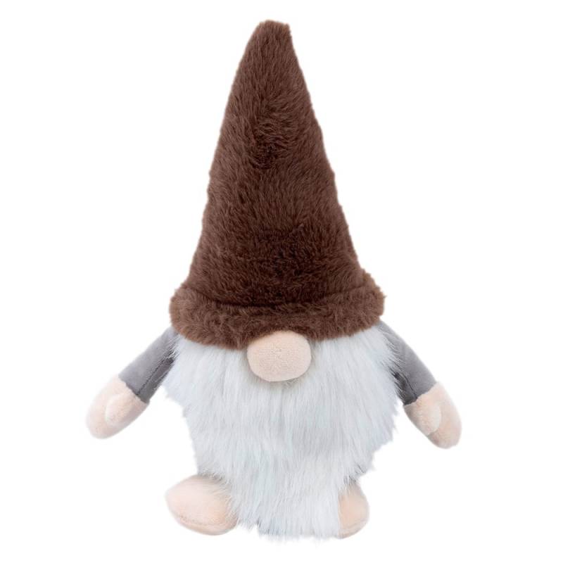 TRIXIE Hunde-Plüschspielzeug Xmas Wichtel braun, Maße: ca. 30 cm von TRIXIE