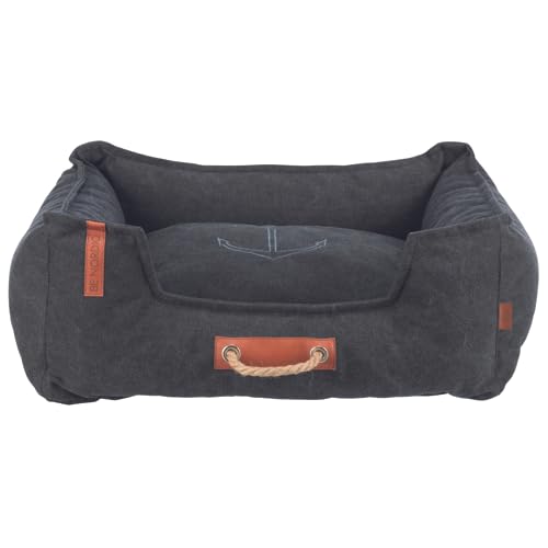TRIXIE Hundebett BE Nordic Föhr 100x80 cm in schwarz – eckiger Hundekorb für kleine & große Hunde - gemütliches Hundekörbchen mit praktischem Tragegriff - weich & waschbar - 37452 TRIXIE Hundebett BE Nordic Föhr 100x80 cm in schwarz – eckiger Hundekorb für kleine & große Hunde - gemütliches Hundekörbchen mit praktischem Tragegriff - weich & waschbar - 37452 von TRIXIE