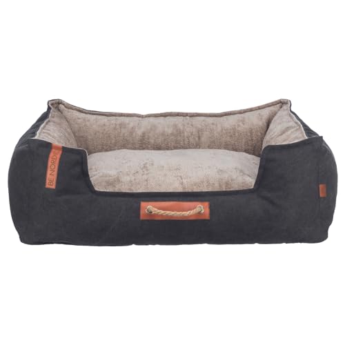 TRIXIE Hundebett BE Nordic Föhr 60x50 cm in schwarz/Sand – eckiger Hundekorb für kleine & große Hunde - gemütliches Hundekörbchen mit praktischem Tragegriff - weich & waschbar - 36590 TRIXIE Hundebett BE Nordic Föhr 60x50 cm in schwarz/Sand – eckiger Hundekorb für kleine & große Hunde - gemütliches Hundekörbchen mit praktischem Tragegriff - weich & waschbar - 36590 von TRIXIE
