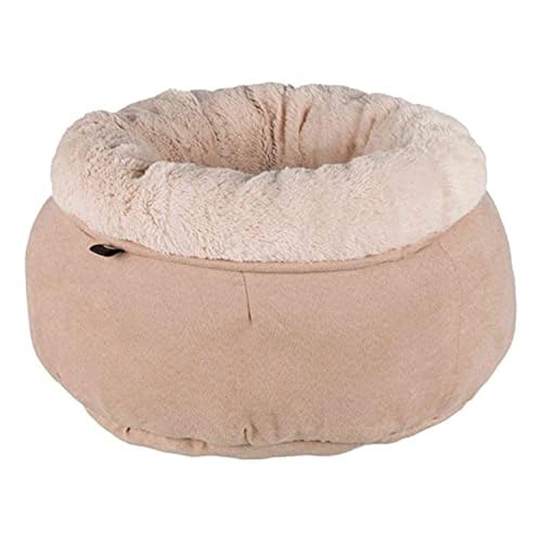 TRIXIE Hundebett Elsie ø 45 cm in beige - gemütliches Hundekissen mit Softplüsch - Hundekorb für kleine Hunde - mit extra hohem Rand - 37706 TRIXIE Hundebett Elsie ø 45 cm in beige - gemütliches Hundekissen mit Softplüsch - Hundekorb für kleine Hunde - mit extra hohem Rand - 37706 von TRIXIE