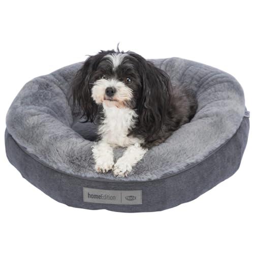 TRIXIE Hundebett Liano ø 60 cm in grau - weiches Hundekissen mit Schaumstoffflocken-Füllung - Hundekorb für mittelgroße Hunde - rutschfest und waschbar - 37976 TRIXIE Hundebett Liano ø 60 cm in grau - weiches Hundekissen mit Schaumstoffflocken-Füllung - Hundekorb für mittelgroße Hunde - rutschfest und waschbar - 37976 von TRIXIE