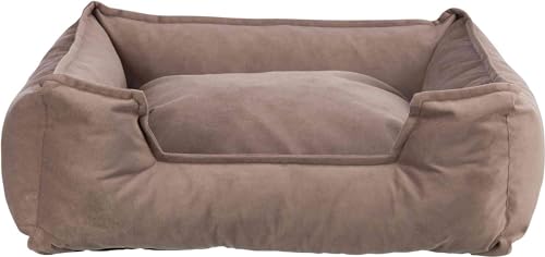TRIXIE Hundebett Talia 120 × 90 cm in braun - gemütliches Hundekissen mit feiner Samt-Haptik - Hundekorb für ganz große Hunde - rutschfest und waschbar - 37818 TRIXIE Hundebett Talia 120 × 90 cm in braun - gemütliches Hundekissen mit feiner Samt-Haptik - Hundekorb für ganz große Hunde - rutschfest und waschbar - 37818 von TRIXIE