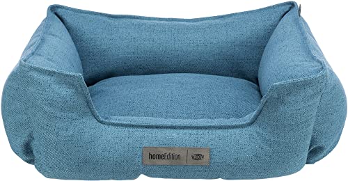 TRIXIE Hundebett Talis 80 × 60 cm in blau - elegantes Hundebett aus gemütlichem Webstoff - Hundekorb für mittelgroße Hunde - rutschfest und waschbar - 37564 TRIXIE Hundebett Talis 80 × 60 cm in blau - elegantes Hundebett aus gemütlichem Webstoff - Hundekorb für mittelgroße Hunde - rutschfest und waschbar - 37564 von TRIXIE