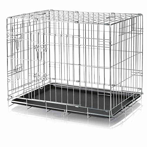 TRIXIE Hundebox Home – M: 78 × 62 × 55 cm – faltbarer Hundekäfig mit 2 Türen & Sicherheitsverschlüssen, verzinkte Transportbox mit stabiler Bodenwanne für Zuhause & unterwegs – 3923 TRIXIE Hundebox Home – M: 78 × 62 × 55 cm – faltbarer Hundekäfig mit 2 Türen & Sicherheitsverschlüssen, verzinkte Transportbox mit stabiler Bodenwanne für Zuhause & unterwegs – 3923 von TRIXIE