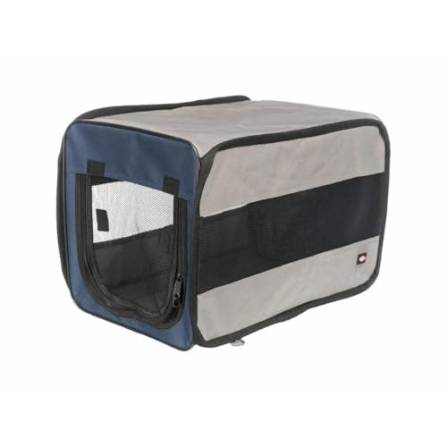 TRIXIE Hundebox Twister - Größe S-M: 50 x 52 x 76 cm - Pop-Up-Aufbau-Funktion - Außentasche - Bodenlaschen und Heringe - inkl. Tragetasche - 39693 von TRIXIE