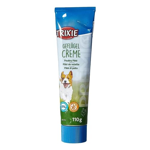 TRIXIE Hundeleckerli PREMIO Hunde-Geflügelcreme 110g - Premium Leckerlis für Hunde glutenfrei - ohne Getreide & Zucker, schmackhafte Belohnung für Training & Zuhause - 3179 TRIXIE Hundeleckerli PREMIO Hunde-Geflügelcreme 110g - Premium Leckerlis für Hunde glutenfrei - ohne Getreide & Zucker, schmackhafte Belohnung für Training & Zuhause - 3179 von TRIXIE