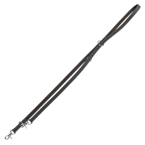 TRIXIE Hundeleine aus Leder Rustic V-Leine Leder M–L, 2,00 m 20 mm in grau - verstellbare Fettlederleine für Hunde im klassischen Design - für mittelgroße bis große Hunde - 19044 TRIXIE Hundeleine aus Leder Rustic V-Leine Leder M–L, 2,00 m 20 mm in grau - verstellbare Fettlederleine für Hunde im klassischen Design - für mittelgroße bis große Hunde - 19044 von TRIXIE