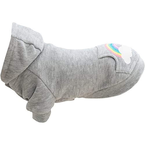 TRIXIE Jerseys & Sweatshirts - Rainbow Falls Sweatshirt, XXS, 21 cm, Hellgrau TRIXIE Jerseys & Sweatshirts - Rainbow Falls Sweatshirt, XXS, 21 cm, Hellgrau von TRIXIE