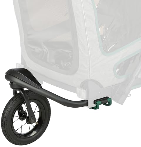 TRIXIE Jogger-Umbausatz für Hundeanhänger – Frontrad mit 360°-Gelenk – macht Fahrradanhänger zum Hundebuggy – wendig, arretierbar & abnehmbar – Zubehör für Hundefahrradanhänger TRIXIE Jogger-Umbausatz für Hundeanhänger – Frontrad mit 360°-Gelenk – macht Fahrradanhänger zum Hundebuggy – wendig, arretierbar & abnehmbar – Zubehör für Hundefahrradanhänger von TRIXIE