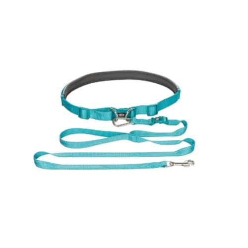TRIXIE Joggingleine für Hunde mit Bauchgurt M-L, 1,20 m 15 mm in hellblau - perfekte Hundeleine für Sport und Bewegung - für mittelgroße bis große Hunde - 12765 TRIXIE Joggingleine für Hunde mit Bauchgurt M-L, 1,20 m 15 mm in hellblau - perfekte Hundeleine für Sport und Bewegung - für mittelgroße bis große Hunde - 12765 von TRIXIE