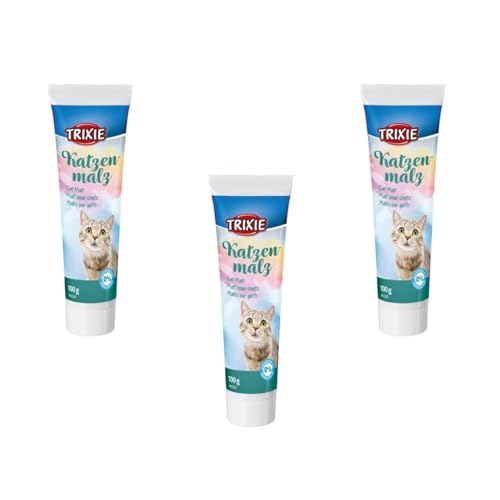TRIXIE Katzenmalz | 3er Pack | 3 x 100 g | Ergänzungsfuttermittel für Katzen das bei Haarballenbildung unterstützend wirken kann | Kann zur Verbesserung der Verdauung beitragen TRIXIE Katzenmalz | 3er Pack | 3 x 100 g | Ergänzungsfuttermittel für Katzen das bei Haarballenbildung unterstützend wirken kann | Kann zur Verbesserung der Verdauung beitragen von TRIXIE