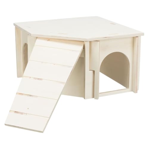 TRIXIE 'Kleintier Eckhaus ohne Klammern und Nägel für Meerschweinchen und Zwergkaninchen Haus Thore, Stecksystem, Kaninchen/Meerschweinchen, 30 × 18 × 30 cm - 61244 TRIXIE 'Kleintier Eckhaus ohne Klammern und Nägel für Meerschweinchen und Zwergkaninchen Haus Thore, Stecksystem, Kaninchen/Meerschweinchen, 30 × 18 × 30 cm - 61244 von TRIXIE