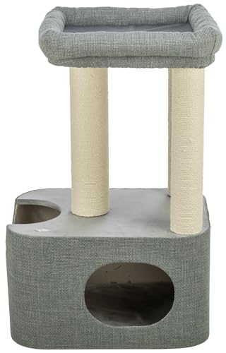 TRIXIE Kratzbaum Viviana eckig 86cm in blau/grau – mehrstöckiger Katzenbaum mit vielen Kratz- und Spielmöglichkeiten, sowie Rückzugsorten – gemütlich & stabil – 44475… TRIXIE Kratzbaum Viviana eckig 86cm in blau/grau – mehrstöckiger Katzenbaum mit vielen Kratz- und Spielmöglichkeiten, sowie Rückzugsorten – gemütlich & stabil – 44475… von TRIXIE