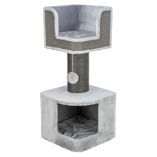 TRIXIE Kratzbaum XXL AVA II 112 cm in grau – Katzenbaum für große Katzen mit Einer gemütlichen Höhle und plüschiger Liegefläche, komfortabel & stabil – 48120 TRIXIE Kratzbaum XXL AVA II 112 cm in grau – Katzenbaum für große Katzen mit Einer gemütlichen Höhle und plüschiger Liegefläche, komfortabel & stabil – 48120 von TRIXIE