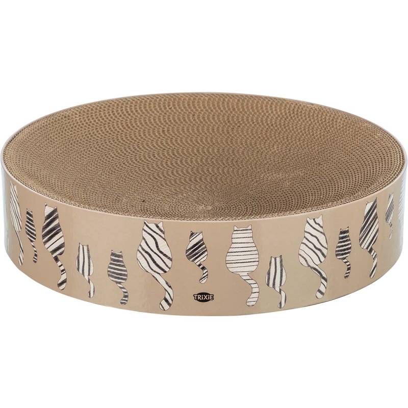 TRIXIE Kratzpappe rund mit Katzenminze, ø 45 × 10 cm Katzen von TRIXIE