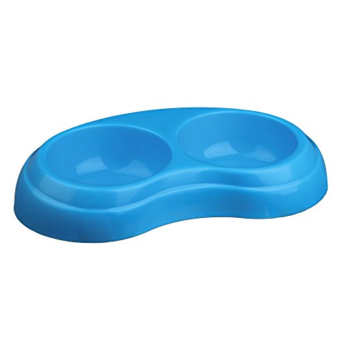 Trixie Doppelnapf für Hunde, Kunststoff, 2 × 0,2 l/10 cm von TRIXIE