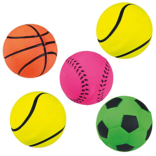 TRIXIE Moosgummiball 5 Stück auch für Ballschleuder -neonfarben TRIXIE Moosgummiball 5 Stück auch für Ballschleuder -neonfarben von TRIXIE