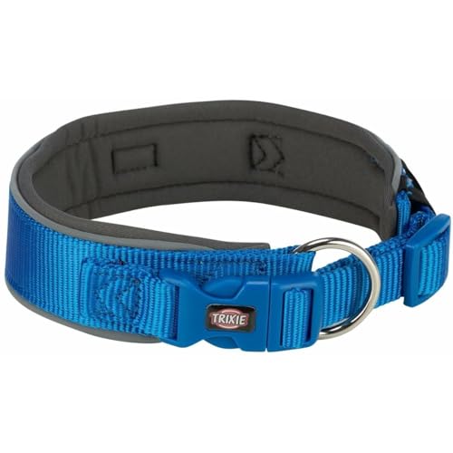 TRIXIE Premium Halsband Größe L-XL, Halsumfang 53–62 cm/50 mm in blau - stufenlos verstellbares Hundehalsband für mittelgroße bis große Hunde, neoprengepolstert - 1995902 TRIXIE Premium Halsband Größe L-XL, Halsumfang 53–62 cm/50 mm in blau - stufenlos verstellbares Hundehalsband für mittelgroße bis große Hunde, neoprengepolstert - 1995902 von TRIXIE