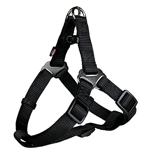 TRIXIE Premium One Touch Geschirr Größe M: Brustumfang 50–65 cm/20 mm in schwarz - leicht anzulegendes verstellbares Hundegeschirr mit zugentlastender Schnalle für mittelgroße Hunde, 204501 TRIXIE Premium One Touch Geschirr Größe M: Brustumfang 50–65 cm/20 mm in schwarz - leicht anzulegendes verstellbares Hundegeschirr mit zugentlastender Schnalle für mittelgroße Hunde, 204501 von TRIXIE