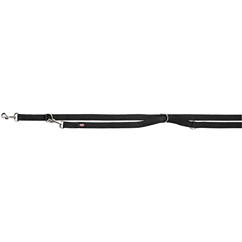 TRIXIE Premium-Hundeleine, doppelt, verstellbar, 2m/10mm, schwarz TRIXIE Premium-Hundeleine, doppelt, verstellbar, 2m/10mm, schwarz von TRIXIE