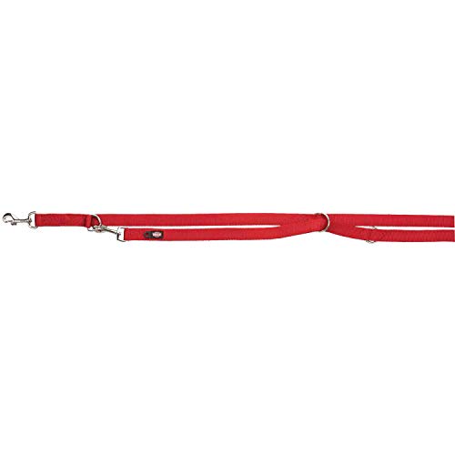 TRIXIE Premium-Hundeleine, doppelt, verstellbar, rot, 2M/10Mm TRIXIE Premium-Hundeleine, doppelt, verstellbar, rot, 2M/10Mm von TRIXIE