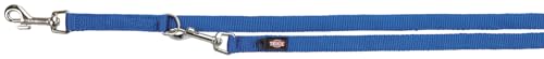 TRIXIE Hundeleine Premium L–XL, 2,00 m 25 mm in royalblau - verstellbare Leine mit belastbaren Gurtband - für große bis sehr große Hunde - 200902 von TRIXIE