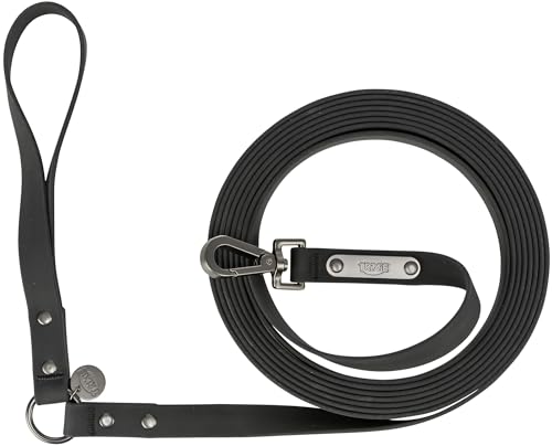 TRIXIE Schleppleine City-Style, M-L, 10 m/20 mm, schwarz - PVC-beschichtete Hundeleine für mittelgroße Hunde, wasserabweisend & rutschfest mit Handschlaufe - 2073601 TRIXIE Schleppleine City-Style, M-L, 10 m/20 mm, schwarz - PVC-beschichtete Hundeleine für mittelgroße Hunde, wasserabweisend & rutschfest mit Handschlaufe - 2073601 von TRIXIE