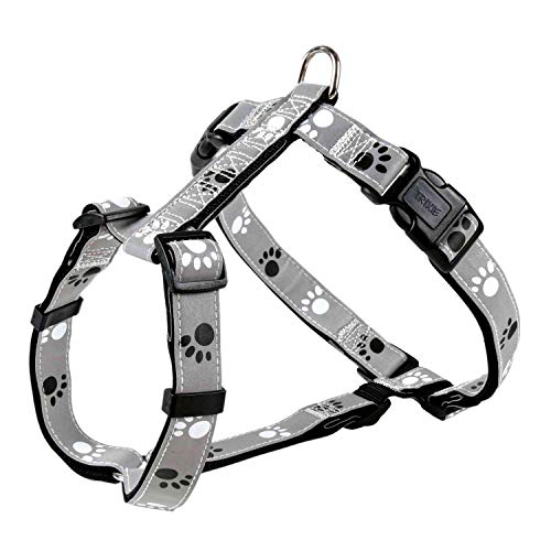 TRIXIE Silver Reflect Geschirr Größe XS–S: Brustumfang 30–40 cm/15 mm in schwarz/silbergrau - reflektierendes Hundegeschirr mit stufenlos verstellbaren Elementen für kleine Hunde, 12231 TRIXIE Silver Reflect Geschirr Größe XS–S: Brustumfang 30–40 cm/15 mm in schwarz/silbergrau - reflektierendes Hundegeschirr mit stufenlos verstellbaren Elementen für kleine Hunde, 12231 von TRIXIE