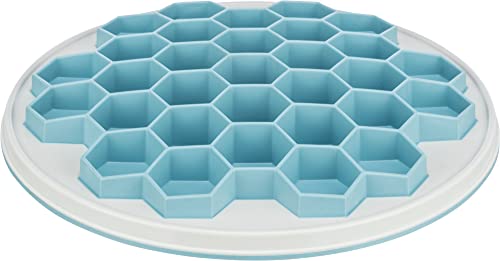 TRIXIE Slow Feeding Anti Schling Platte Hive, Kunststoff/TPR/TPE, Ø 30 cm, Grau/Blau - 25039 TRIXIE Slow Feeding Anti Schling Platte Hive, Kunststoff/TPR/TPE, Ø 30 cm, Grau/Blau - 25039 von TRIXIE