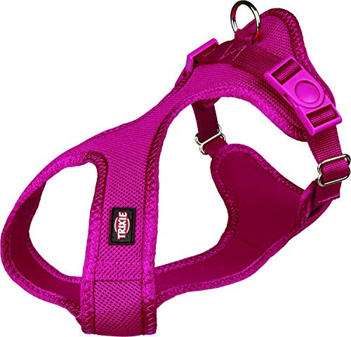 Trixie Soft Hundegeschirr, 30–45 cm x 15 mm, Fuchsia Trixie Soft Hundegeschirr, 30–45 cm x 15 mm, Fuchsia von TRIXIE