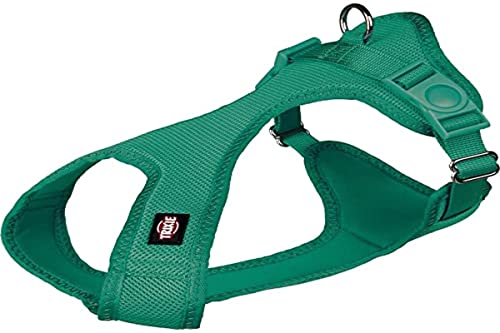 Trixie Soft Hundegeschirr, 30–45 cm x 15 mm, Petrol von TRIXIE