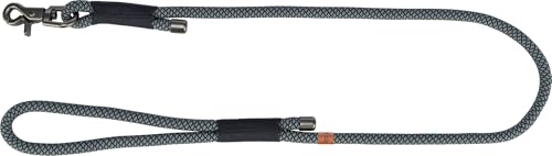 TRIXIE Soft Rope Hundeleine, M-L 1,0 m/10 mm, schwarz/grau - robuste Lange Hundeleine aus Tau mit Trigger Snap Hook, für mittelgroße Hunde, weiches & rundes Material mit Handschlaufe - 1984001 TRIXIE Soft Rope Hundeleine, M-L 1,0 m/10 mm, schwarz/grau - robuste Lange Hundeleine aus Tau mit Trigger Snap Hook, für mittelgroße Hunde, weiches & rundes Material mit Handschlaufe - 1984001 von TRIXIE