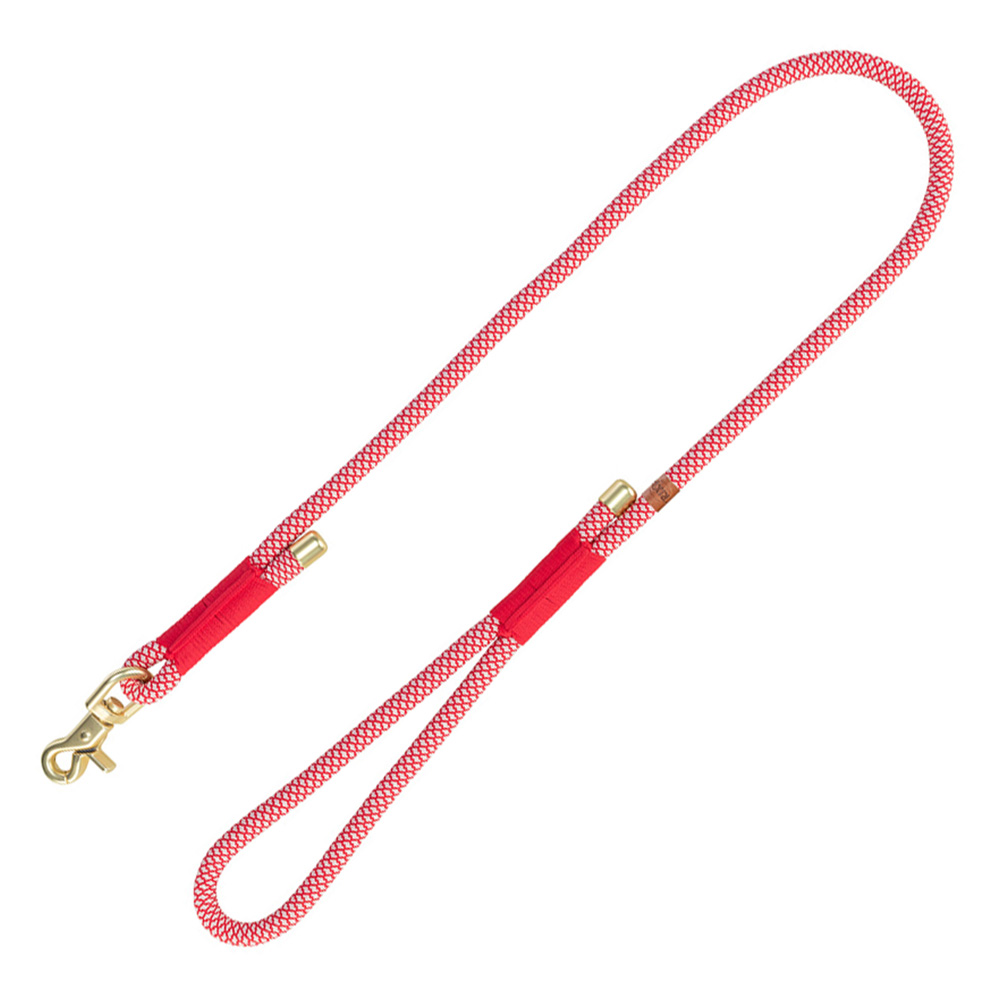 TRIXIE Soft Rope Leine - S–XL: 1,00 m/ø 10 mm, rot/creme von TRIXIE