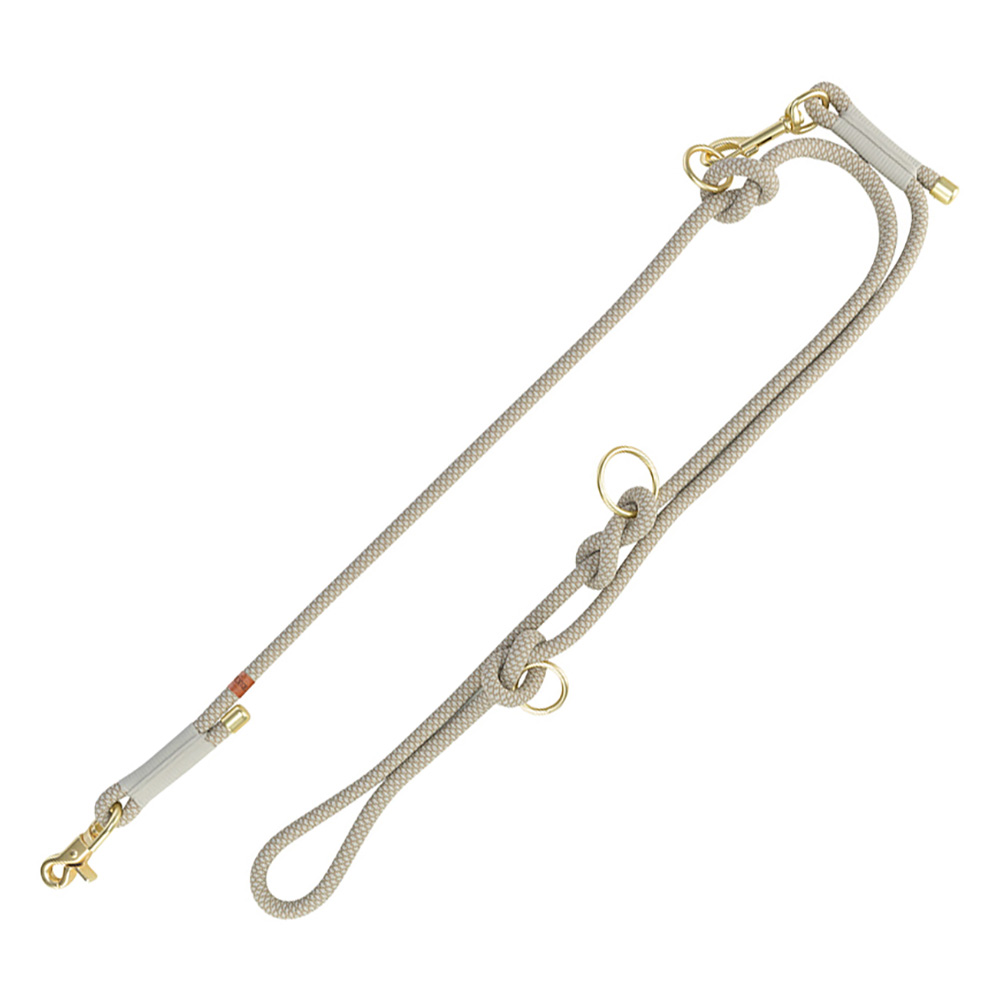 TRIXIE Soft Rope Verlängerungsleine - S–XL: 2,00 m/ø 10 mm, grau/hellgrau von TRIXIE