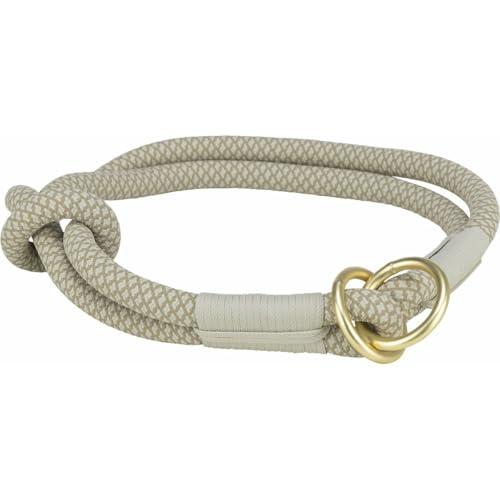 TRIXIE Soft Rope Zug-Stopp Halsband Größe L-XL: Halsumfang 55 cm/13 mm in grau - stufenlos verstellbares Hundehalsband aus gewebtem Tau für Hunde, einfacher Verschluss - 1984819 TRIXIE Soft Rope Zug-Stopp Halsband Größe L-XL: Halsumfang 55 cm/13 mm in grau - stufenlos verstellbares Hundehalsband aus gewebtem Tau für Hunde, einfacher Verschluss - 1984819 von TRIXIE