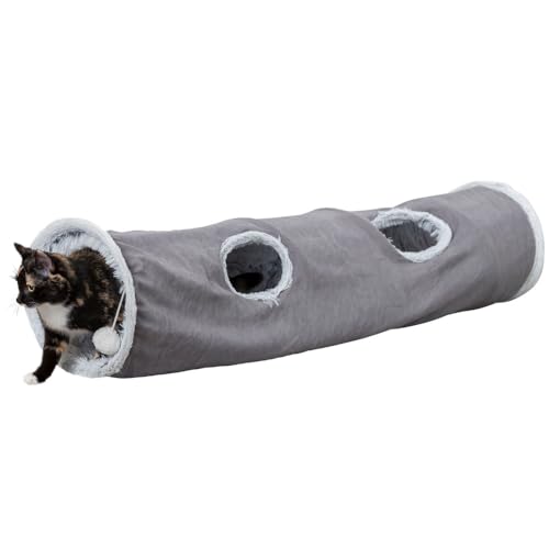 TRIXIE Spieltunnel Harvey, Plüsch, ø 27 × 116 cm, grau TRIXIE Spieltunnel Harvey, Plüsch, ø 27 × 116 cm, grau von TRIXIE