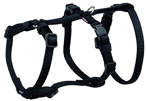 Trixie Stay Harness, XS-S: 30-40 cm/10 mm, schwarz von TRIXIE