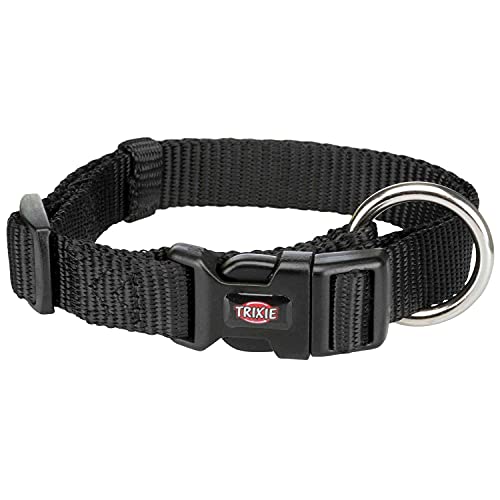 TRIXIE TX-20161 Premium Collar m-l: 35-55cm/20mm Black von TRIXIE