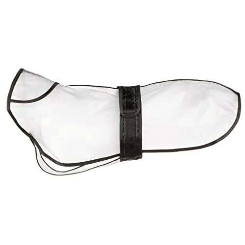 Trixie Tarbes-Regenmantel, 46 cm, transparent/schwarz Trixie Tarbes-Regenmantel, 46 cm, transparent/schwarz von TRIXIE