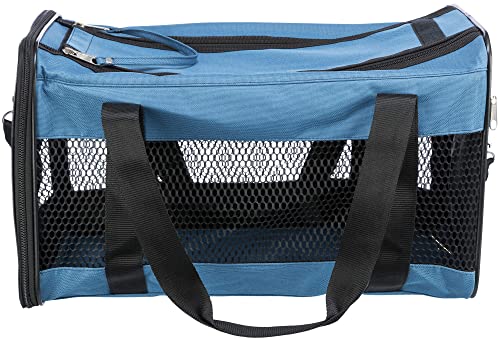 TRIXIE Tasche Ryan Für Hunde, Reisetasche 30 × 30 × 54 cm, Blau - 28865 von TRIXIE