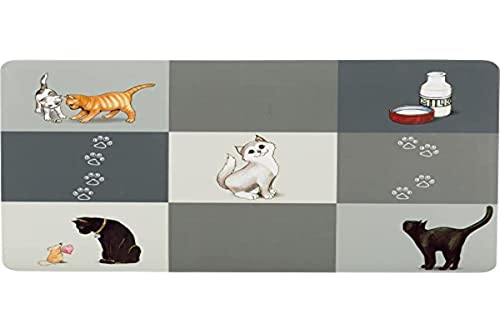 TRIXIE T24579 Tischset Patchwork Katze, 1 Count (Pack of 1) von TRIXIE