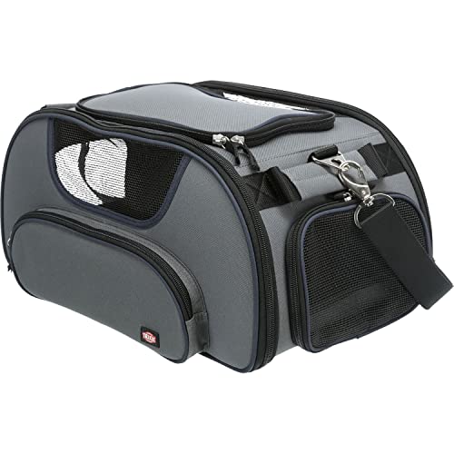 TRIXIE - Transportkorb Wings für Lufttransporte Größe 28 x 23 x 46 cm Hund max 20 kg von TRIXIE