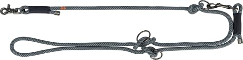 TRIXIE V-Leine Soft Rope, M-L, 2 m/10 mm, schwarz/grau - verstellbare Hundeleine für mittelgroße & große Hunde aus gewebtem Tau, 3-Fach längenverstellbar - 1984101 TRIXIE V-Leine Soft Rope, M-L, 2 m/10 mm, schwarz/grau - verstellbare Hundeleine für mittelgroße & große Hunde aus gewebtem Tau, 3-Fach längenverstellbar - 1984101 von TRIXIE
