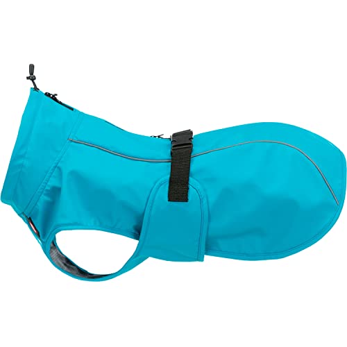 TRIXIE Wasserdicht - Vimy Regenmantel für Hunde, XL, 80 cm, Türkis TRIXIE Wasserdicht - Vimy Regenmantel für Hunde, XL, 80 cm, Türkis von TRIXIE