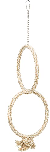 TRIXIE Vogel Käfigzubehör Kletterringe DOPPELTER Tau-Ring, 16 cm- 51690 von TRIXIE