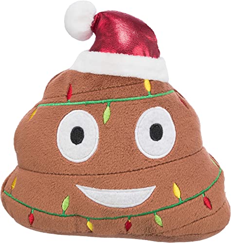 TRIXIE Weihnachts-Emoticon-Plüsch - Schneemann, Lebkuchenmann, Rentier & Emoticon-Spielzeug - Quietscher - Braun, 17 cm - Hundespielzeug TRIXIE Weihnachts-Emoticon-Plüsch - Schneemann, Lebkuchenmann, Rentier & Emoticon-Spielzeug - Quietscher - Braun, 17 cm - Hundespielzeug von TRIXIE