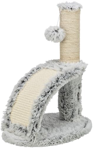 TRIXIE Winnie 43,2 cm Katzenkratzbaum, Sisal-Kratzmatte & Pfosten, Plüsch-Abdeckbasis, Katzenpflegebürste, hängendes Katzenspielzeug TRIXIE Winnie 43,2 cm Katzenkratzbaum, Sisal-Kratzmatte & Pfosten, Plüsch-Abdeckbasis, Katzenpflegebürste, hängendes Katzenspielzeug von TRIXIE