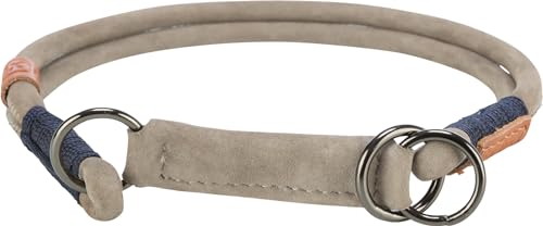 TRIXIE Zug-Stopp Hundehalsband BE NORDIC aus Leder XL grau – bequemes Hundehalsband für sehr große Hunde mit Zugbegrenzung - robust & elegant – 17160 TRIXIE Zug-Stopp Hundehalsband BE NORDIC aus Leder XL grau – bequemes Hundehalsband für sehr große Hunde mit Zugbegrenzung - robust & elegant – 17160 von TRIXIE
