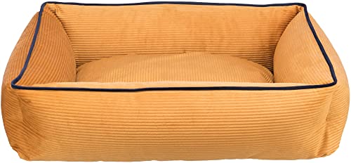 TRIXIE Hundebett Romy 75 × 60 cm in ocker - schickes Hundekissen aus feinem Samt-Cord - Hundekorb für mittelgroße Hunde - rutschfest und waschbar - 37676 TRIXIE Hundebett Romy 75 × 60 cm in ocker - schickes Hundekissen aus feinem Samt-Cord - Hundekorb für mittelgroße Hunde - rutschfest und waschbar - 37676 von TRIXIE
